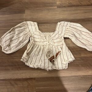 Free people striped peplum
